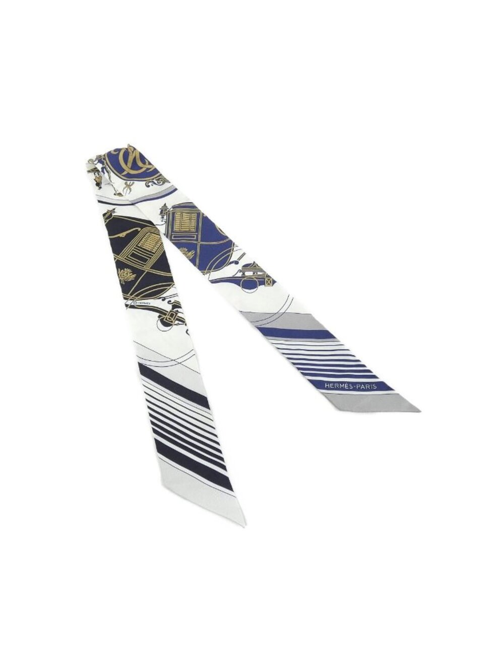 Hermes Ex-Libris Twilly Scarf